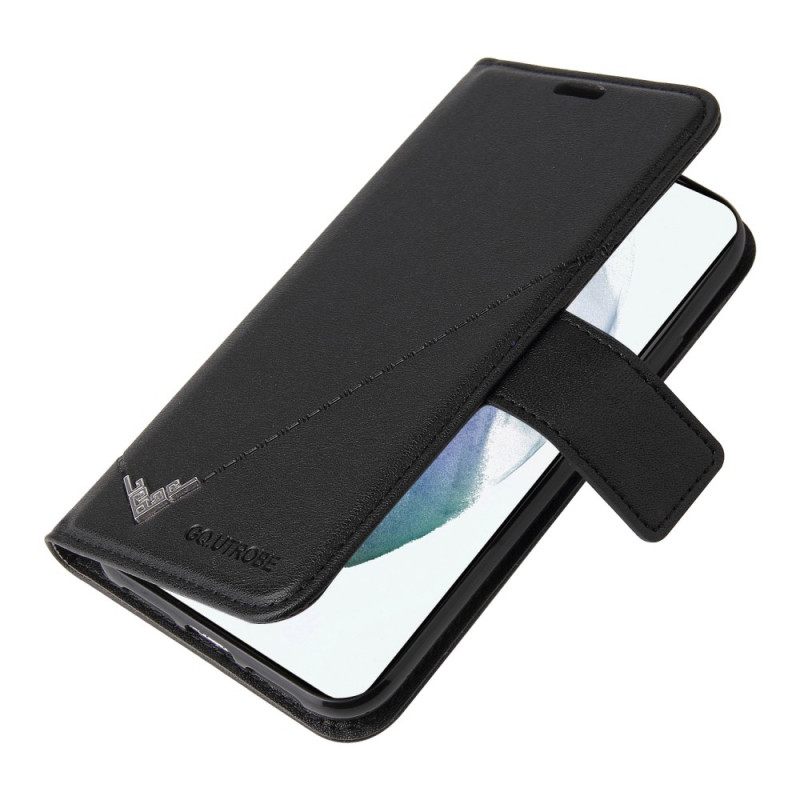 Θήκη Flip Samsung Galaxy S22 5G Faux Leather Gq.utrobe