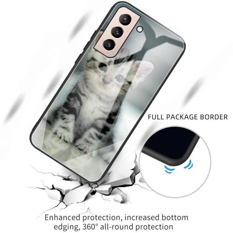 θηκη κινητου Samsung Galaxy S22 5G Kitten Tempered Glass