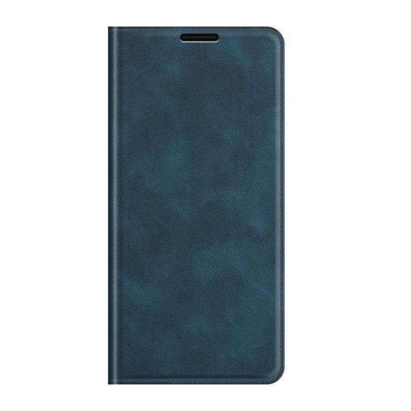 θηκη κινητου Samsung Galaxy S22 5G Θήκη Flip Εφέ Silky Touch Leather