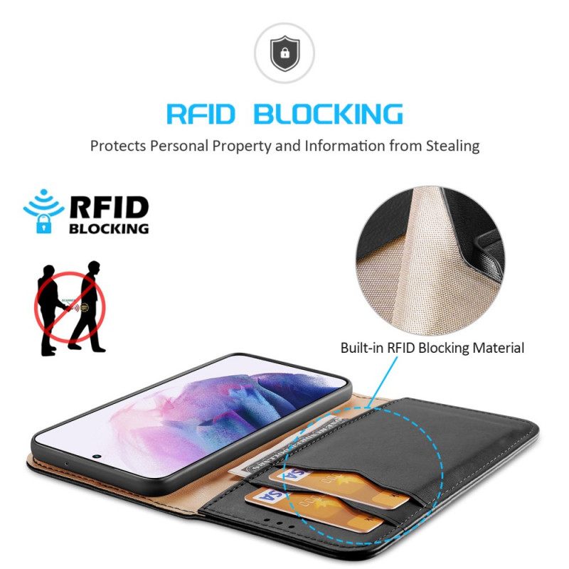 θηκη κινητου Samsung Galaxy S22 5G Θήκη Flip Rfid Dux Ducis