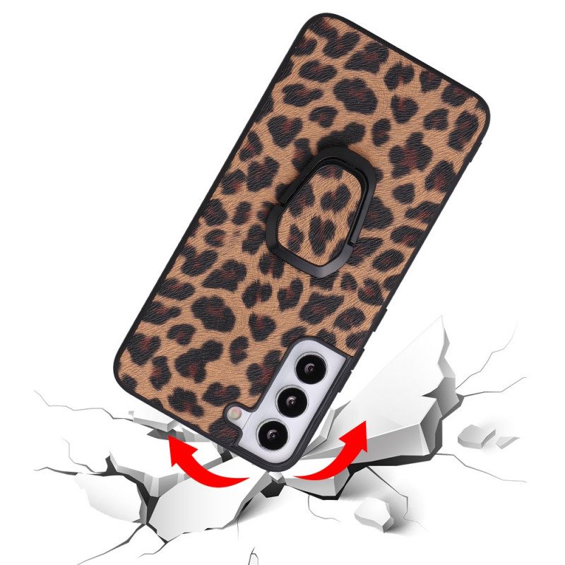 Θήκη Samsung Galaxy S22 5G Δαχτυλίδι Leopard Style-support