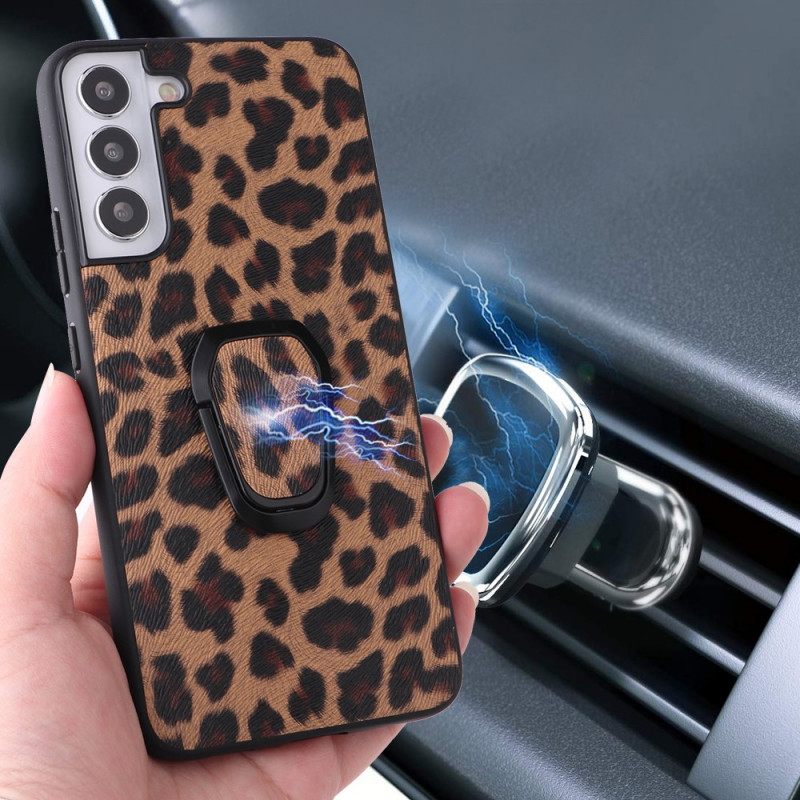 Θήκη Samsung Galaxy S22 5G Δαχτυλίδι Leopard Style-support