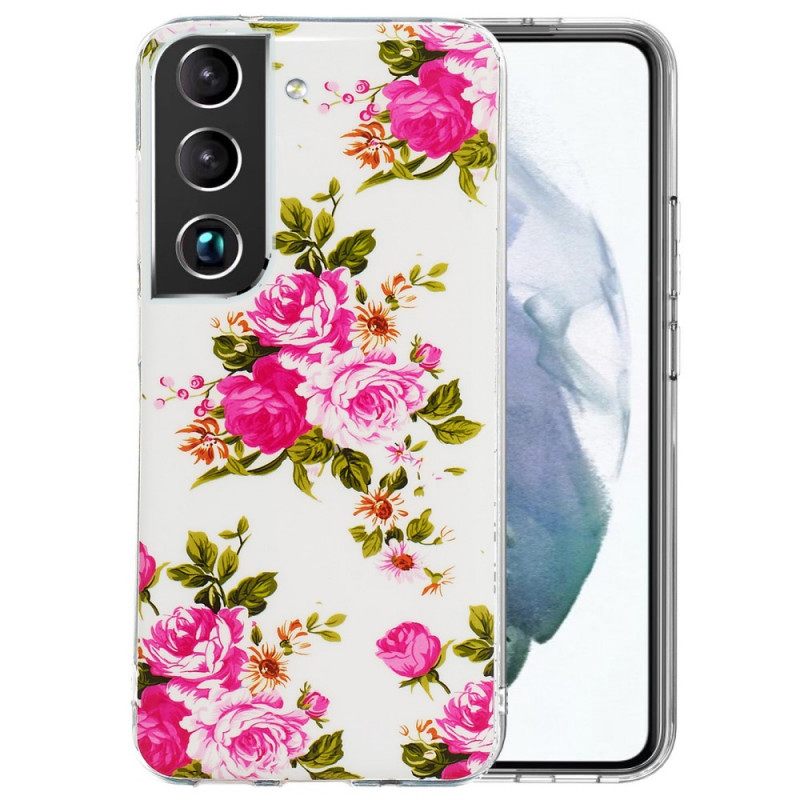 Θήκη Samsung Galaxy S22 5G Fluorescent Liberty Flowers