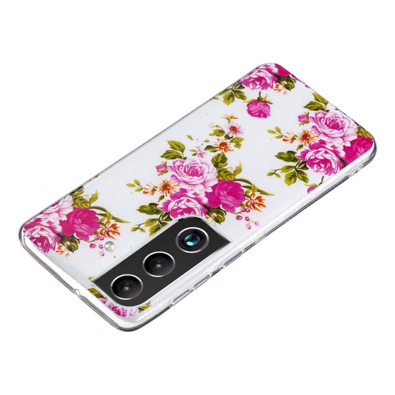 Θήκη Samsung Galaxy S22 5G Fluorescent Liberty Flowers