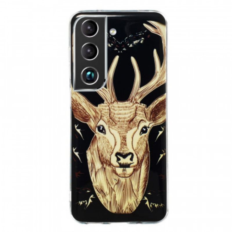 Θήκη Samsung Galaxy S22 5G Fluorescent Majestic Deer