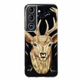 Θήκη Samsung Galaxy S22 5G Fluorescent Majestic Deer