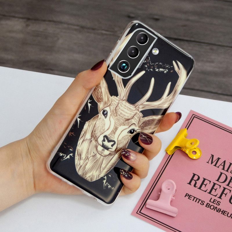 Θήκη Samsung Galaxy S22 5G Fluorescent Majestic Deer