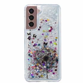 Θήκη Samsung Galaxy S22 5G Glitter Dandelions