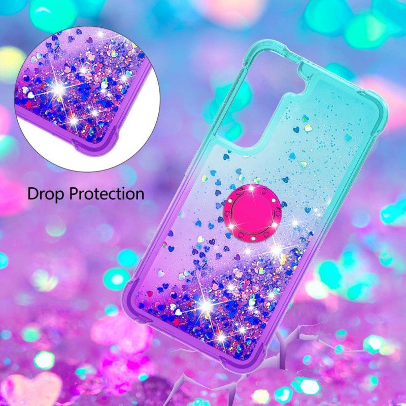 Θήκη Samsung Galaxy S22 5G Glitter Ring-bracket