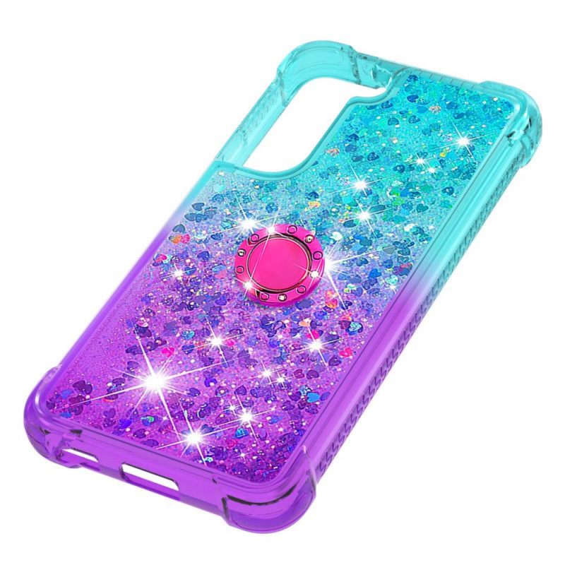 Θήκη Samsung Galaxy S22 5G Glitter Ring-bracket