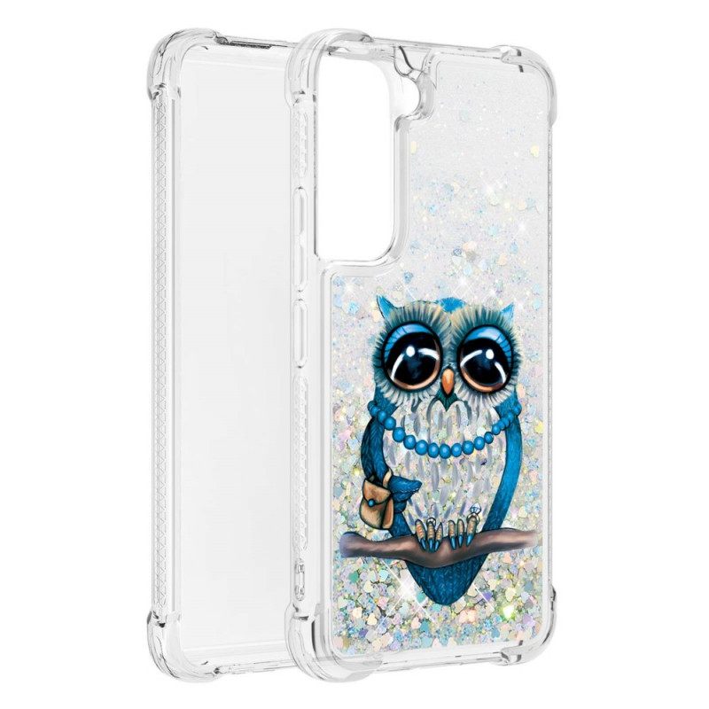 Θήκη Samsung Galaxy S22 5G Miss Owl Sequins