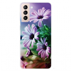 Θήκη Samsung Galaxy S22 5G Ρεαλιστικά Λουλούδια