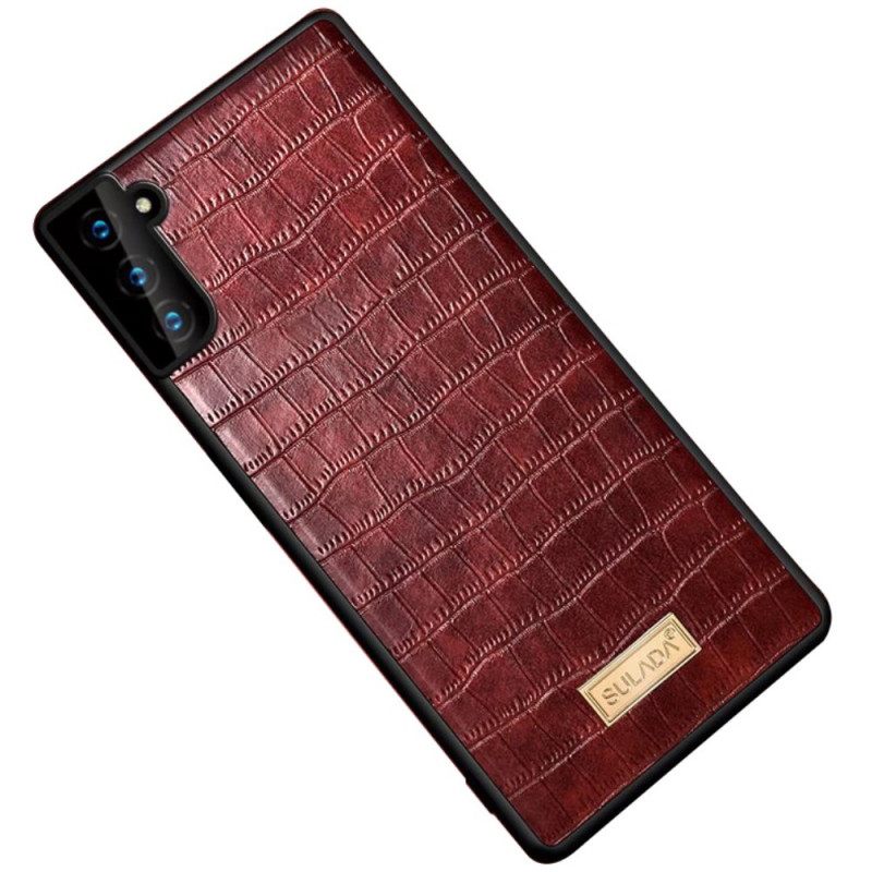 Θήκη Samsung Galaxy S22 5G Sulada Crocodile Skin Effect