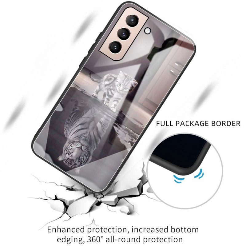 Θήκη Samsung Galaxy S22 5G Tempered Glass Ερνέστος Ο Τίγρης