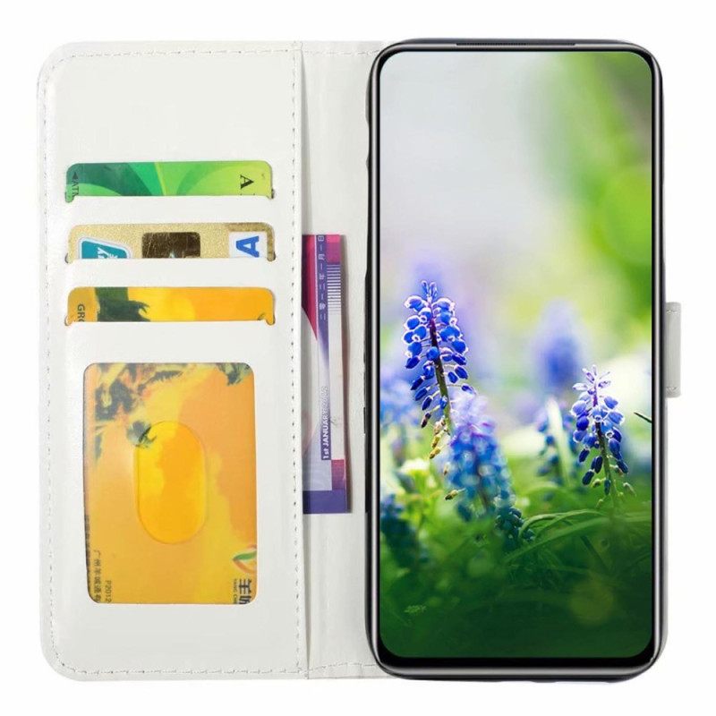 Κάλυμμα Oppo Reno 8 Lite με κορδονι Γυαλιά Cat Strappy