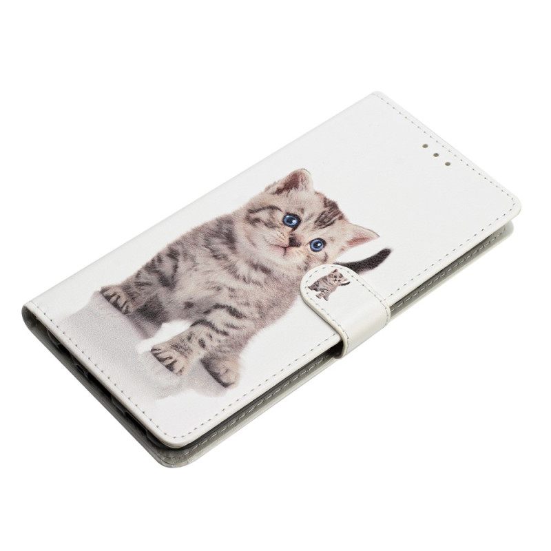 Κάλυμμα Oppo Reno 8 Lite με κορδονι Strappy Kitten