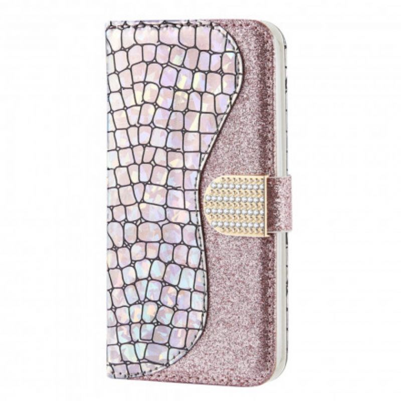 Κάλυμμα Samsung Galaxy A22 Crocodile Diamonds