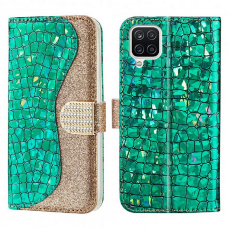 Κάλυμμα Samsung Galaxy A22 Crocodile Diamonds