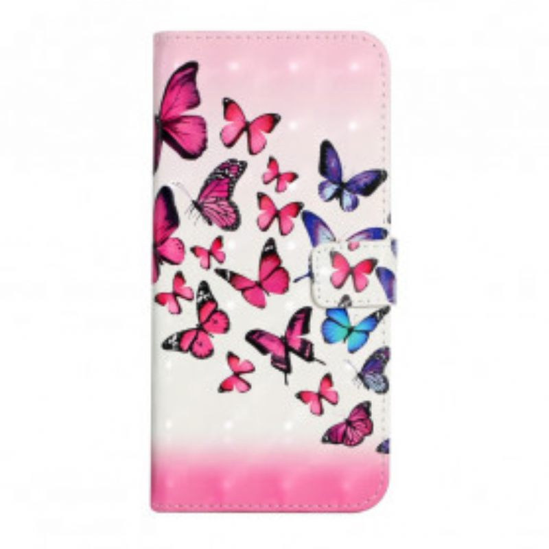 Κάλυμμα Samsung Galaxy A22 με κορδονι Flight Of Butterflies Στο Lanyard