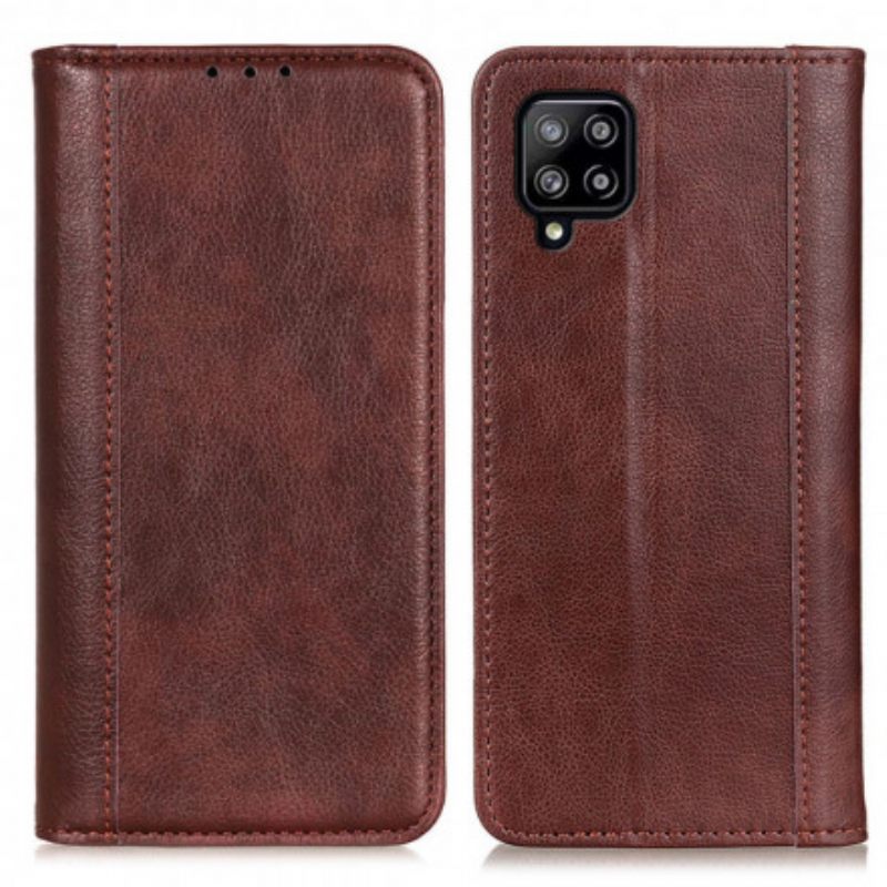 θηκη κινητου Samsung Galaxy A22 Θήκη Flip Έκδοση Litchi Split Leather