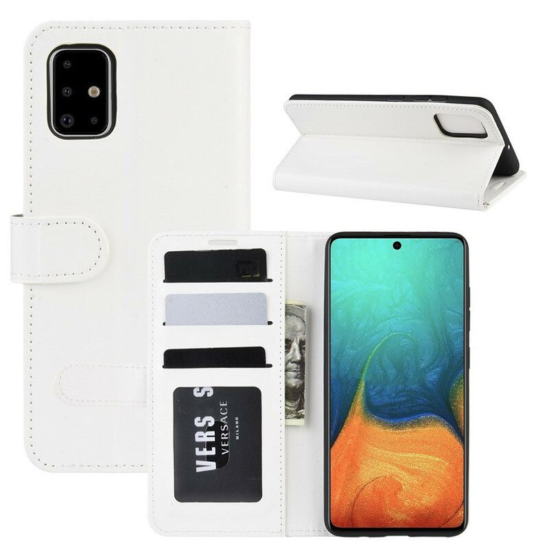 Κάλυμμα Samsung Galaxy A71 Εφέ Fine Leather