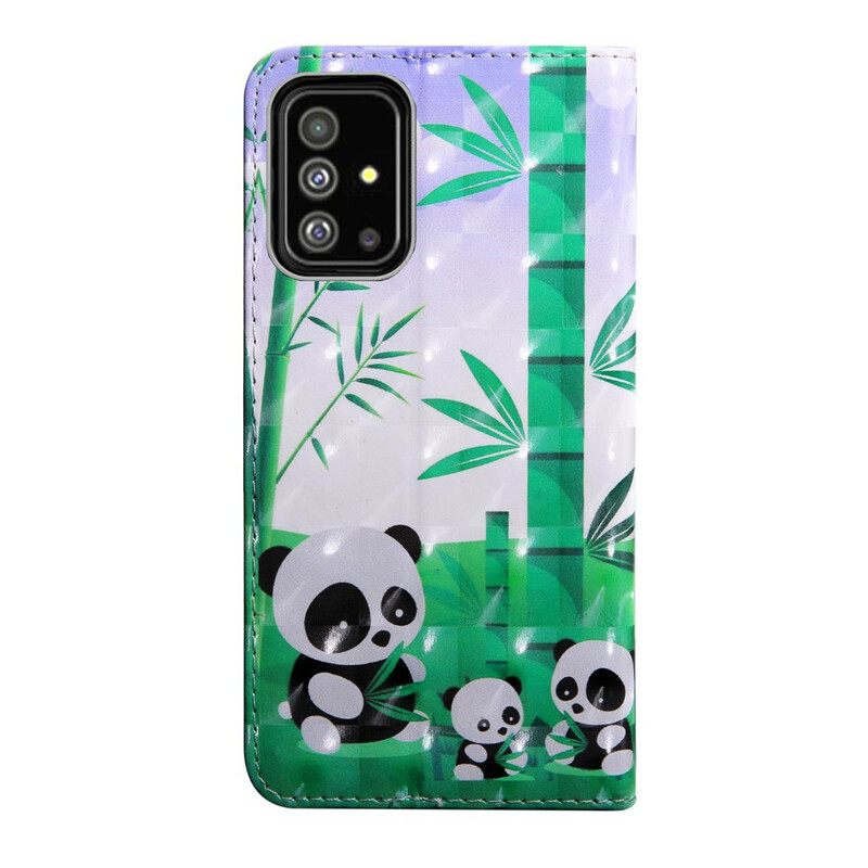 Κάλυμμα Samsung Galaxy A71 Οικογένεια Panda