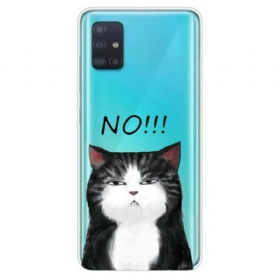 θηκη κινητου Samsung Galaxy A71 Η Γάτα Που Λέει Όχι