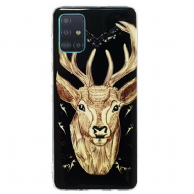 Θήκη Samsung Galaxy A71 Fluorescent Majestic Deer