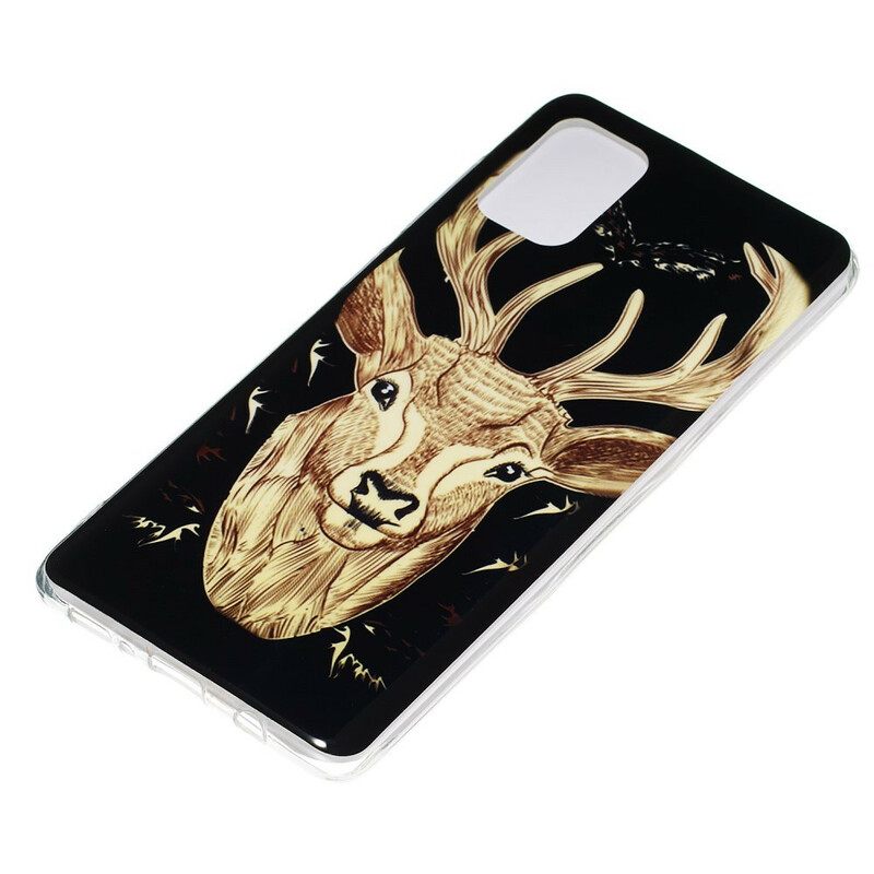 Θήκη Samsung Galaxy A71 Fluorescent Majestic Deer