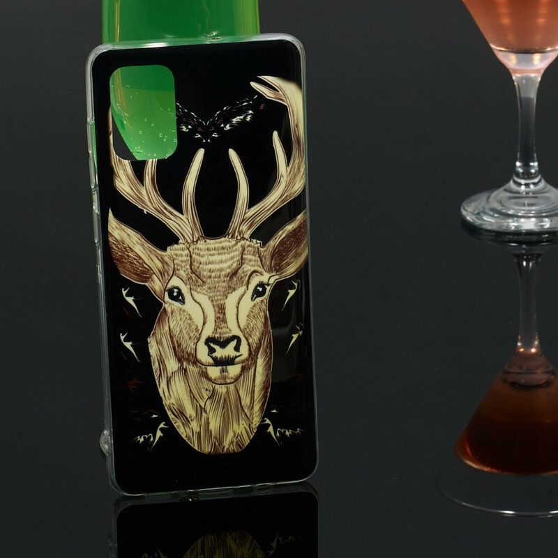 Θήκη Samsung Galaxy A71 Fluorescent Majestic Deer