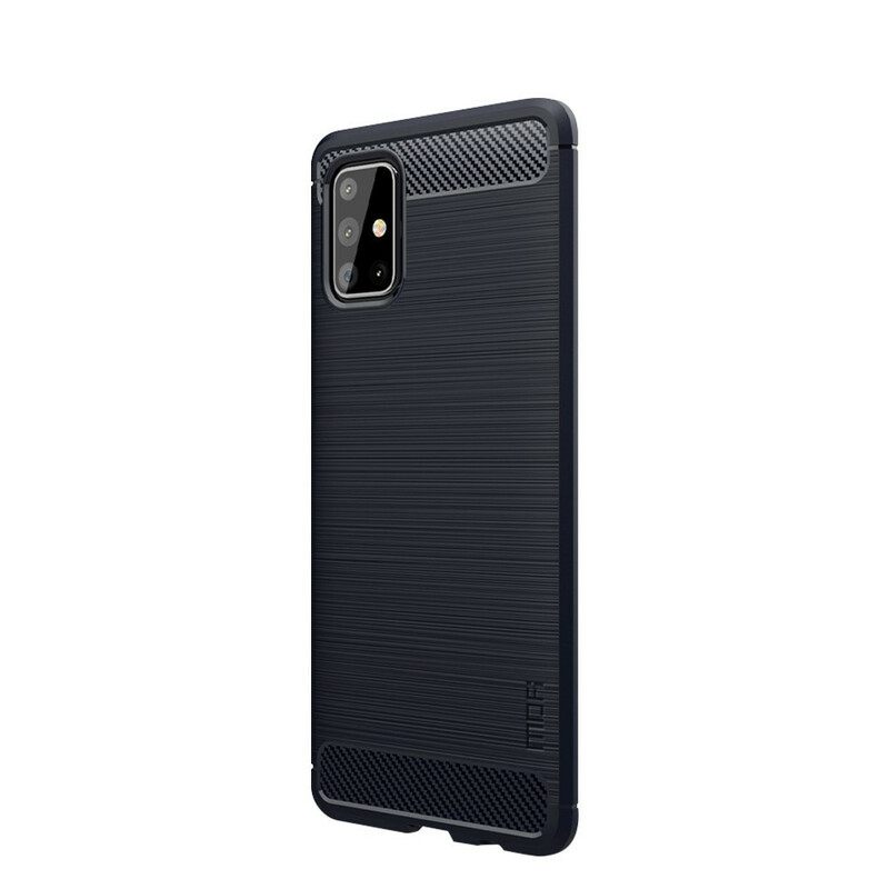 Θήκη Samsung Galaxy A71 Mofi Brushed Carbon Fiber