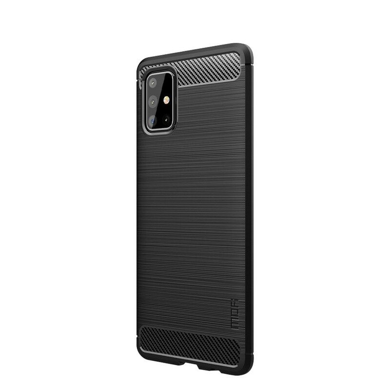 Θήκη Samsung Galaxy A71 Mofi Brushed Carbon Fiber