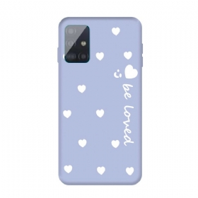 Θήκη Samsung Galaxy A71 Silicone Heart Be Loved