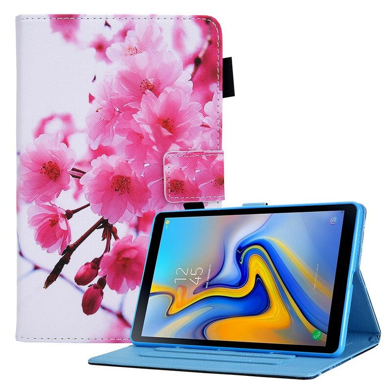 δερματινη θηκη Samsung Galaxy Tab A7 Lite Dream Flowers