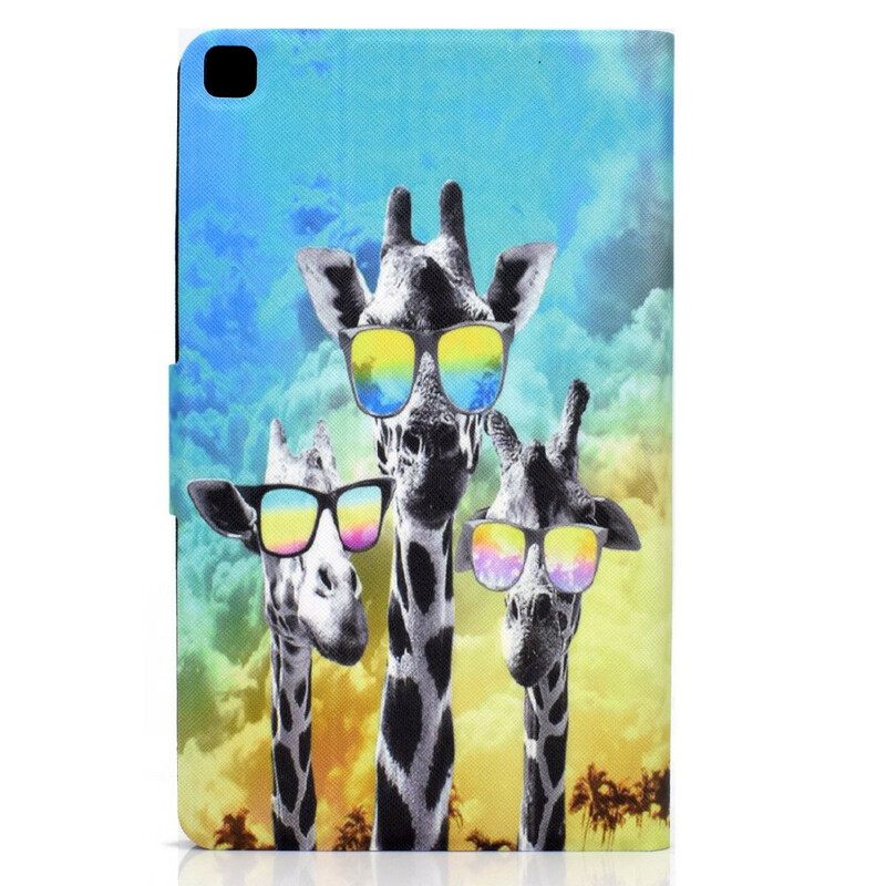 Κάλυμμα Samsung Galaxy Tab A7 Lite Funky Giraffes