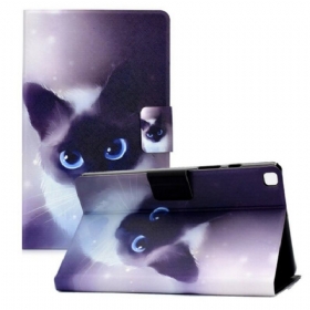 Κάλυμμα Samsung Galaxy Tab A7 Lite Γάτα Μπλε Μάτια