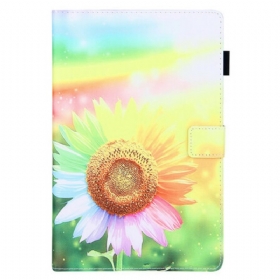 Κάλυμμα Samsung Galaxy Tab A7 Lite Λουλούδια Στον Ήλιο