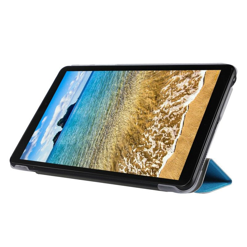 θηκη κινητου Samsung Galaxy Tab A7 Lite Υφή Από Συνθετικό Δέρμα Μετάξι