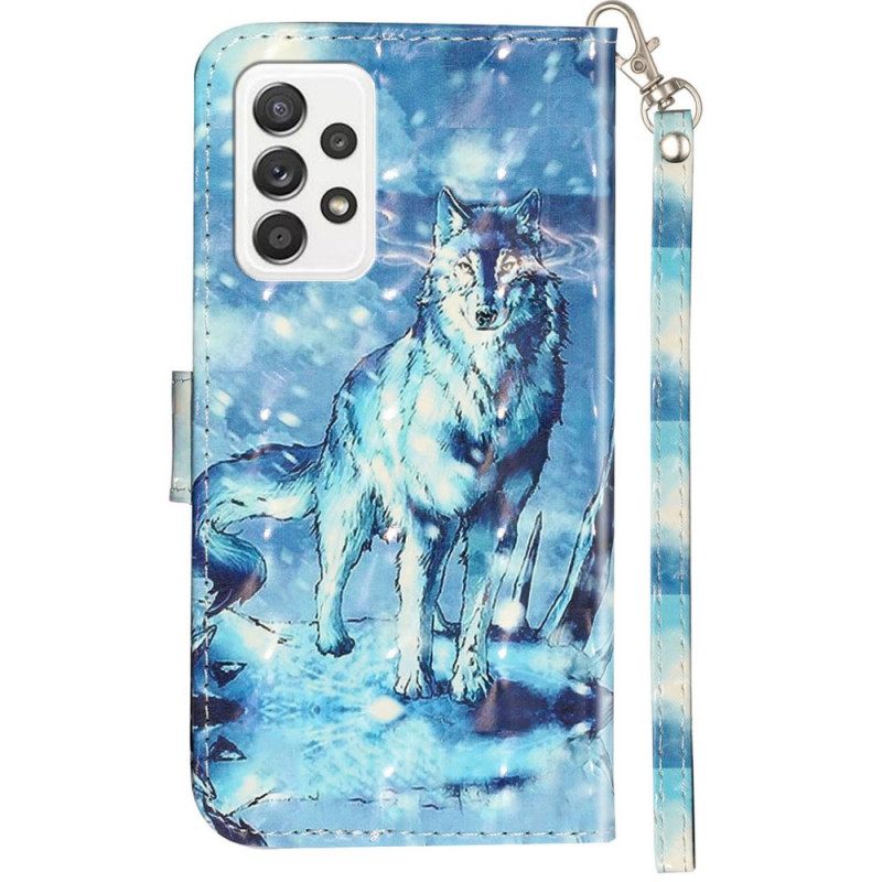 Κάλυμμα Samsung Galaxy A53 5G με κορδονι Lanyard Wolf