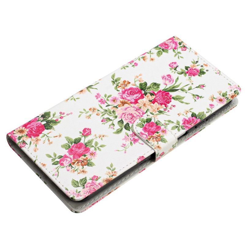 Κάλυμμα Samsung Galaxy A53 5G με κορδονι Strap Liberty Flowers