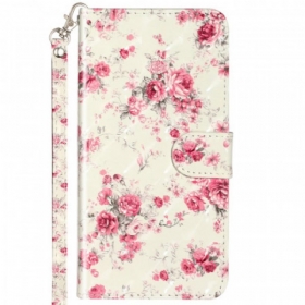 Κάλυμμα Samsung Galaxy A53 5G με κορδονι Strap Liberty Flowers