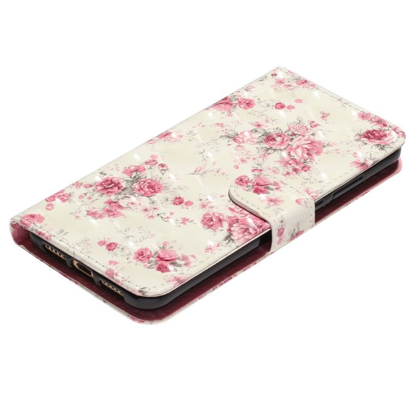 Κάλυμμα Samsung Galaxy A53 5G με κορδονι Strap Liberty Flowers