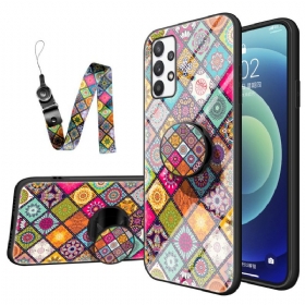 θηκη κινητου Samsung Galaxy A53 5G Μαγνητική Θήκη Patchwork