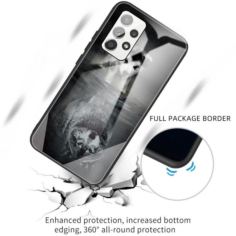 θηκη κινητου Samsung Galaxy A53 5G Puppy Dream Tempered Glass