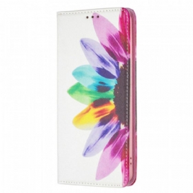 θηκη κινητου Samsung Galaxy A53 5G Θήκη Flip Ακουαρέλα Λουλούδι