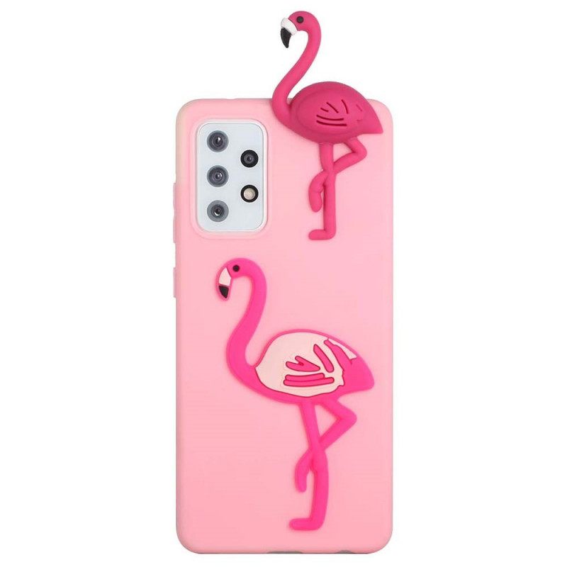 Θήκη Samsung Galaxy A53 5G 3d Flamingo