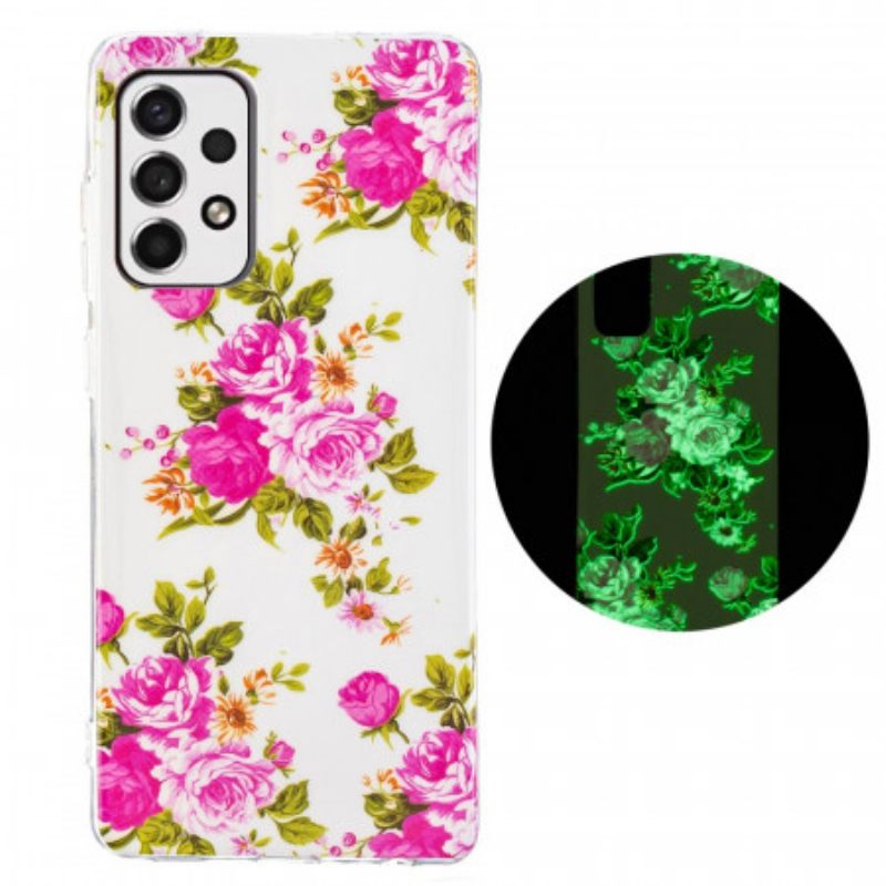 Θήκη Samsung Galaxy A53 5G Fluorescent Liberty Flowers