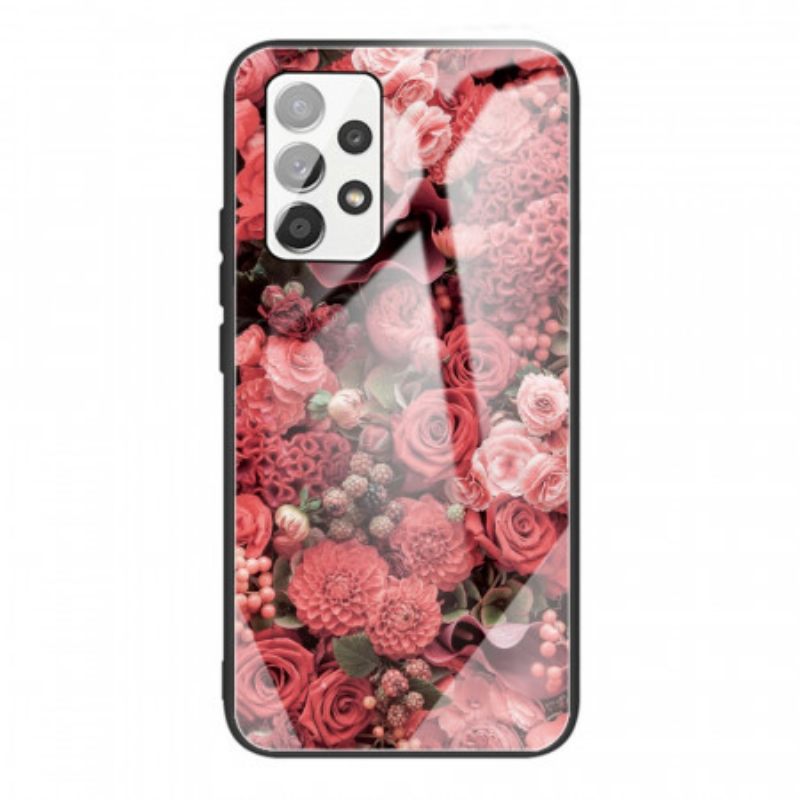 Θήκη Samsung Galaxy A53 5G Rose Flowers Tempered Glass