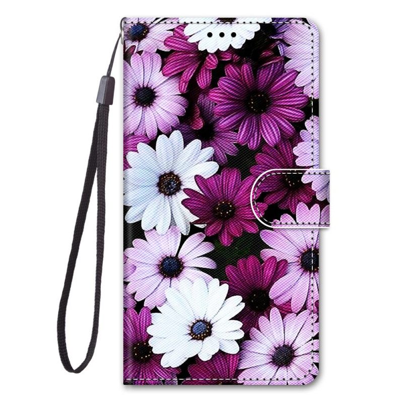 Κάλυμμα Sony Xperia 1 IV Floral Με Λουράκι