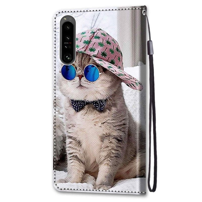 Κάλυμμα Sony Xperia 1 IV με κορδονι Yo Cat Με Λουράκι